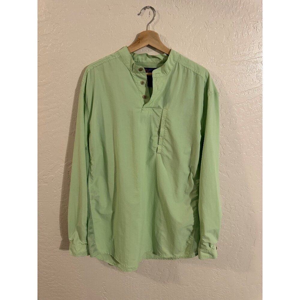 Y Rail Riders Mesh Green Mens Adventure Top